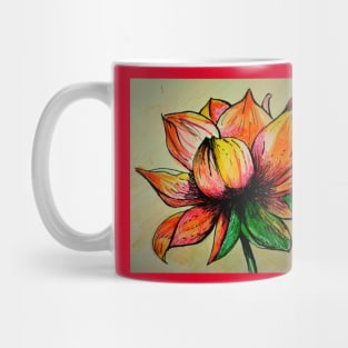 Unusual flower Mug